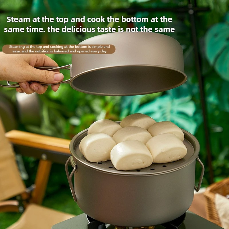 Titanium Outdoor Pot Set Pickn - Camping Cooking Lightweight recensie en prijs