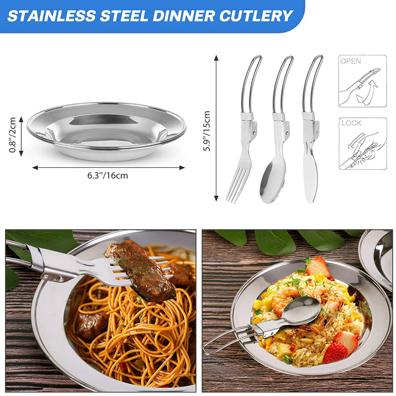 1 Set Outdoor Pot Pan Camping  - Camping Cooking Set Non Stick recensie en prijs