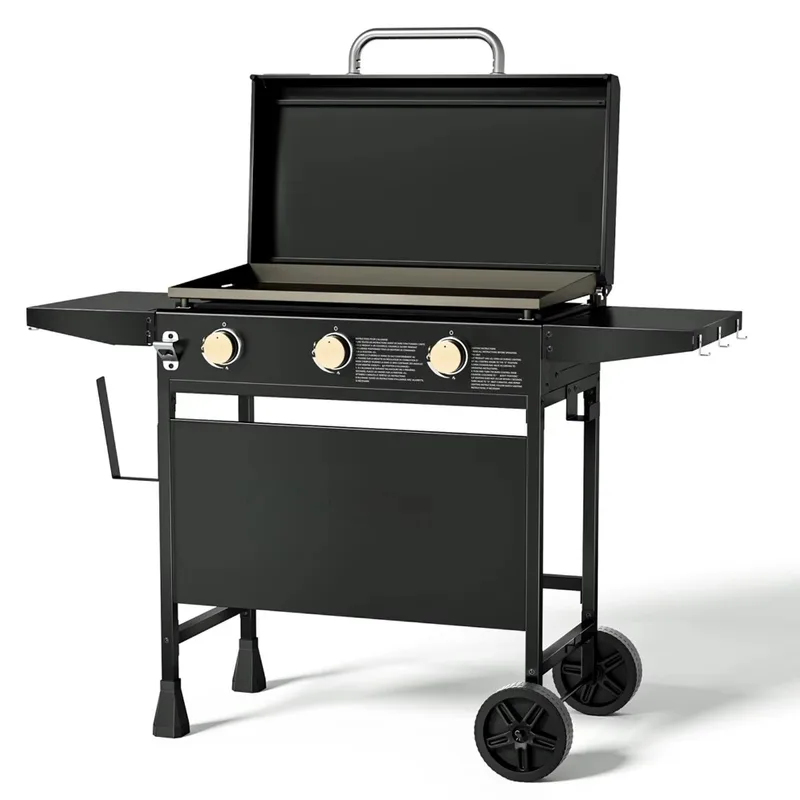 Buitenkeuken op wielen met vla - Camping Cooking Flat Top recensie en prijs