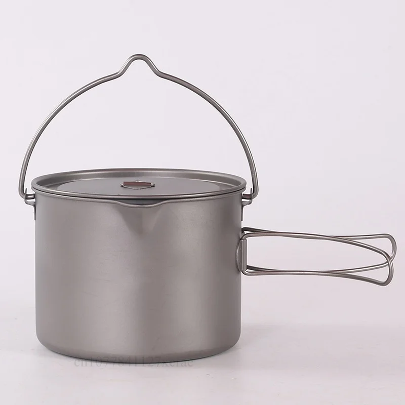 Puur Titanium Camping Kookgere - Camping Hanging Cooking Pot recensie en prijs