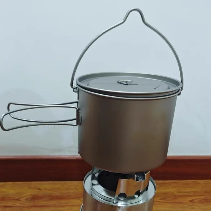 Puur Titanium Camping Kookgere - Camping Hanging Cooking Pot recensie en prijs